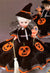Halloween Doll's Dress Crochet Pattern, Instant Download