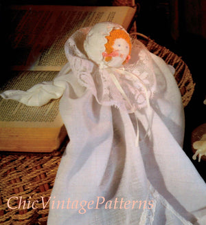 Heirloom Church Doll Sewing Pattern, Digital Download