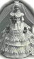 Doll's Crochet Wedding Dress Pattern, 11/2 inch Doll, digital Download