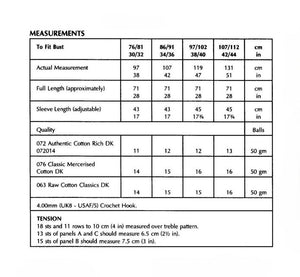 Ladies Lacy Crochet Long Sweater Pattern, Instant Download