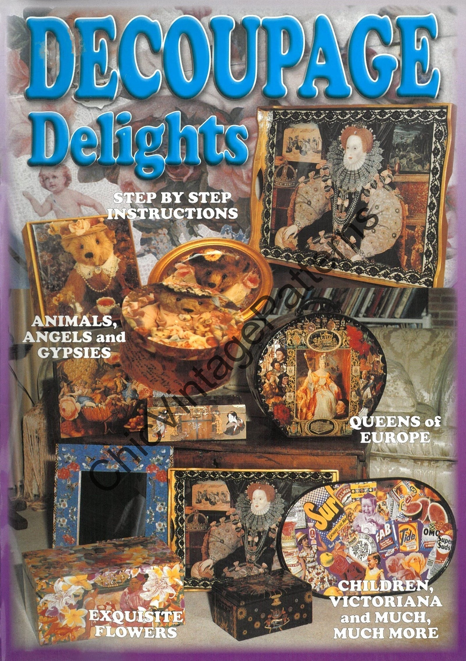 Decoupage Delights, Complete Book, Instant Download
