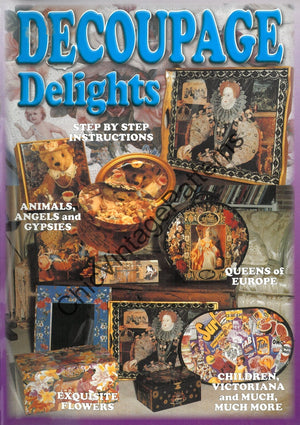 Decoupage Delights, Complete Book, Instant Download