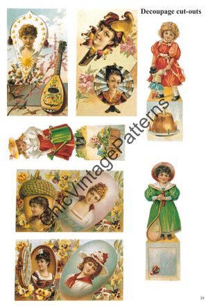 Decoupage Delights, Complete Book, Instant Download