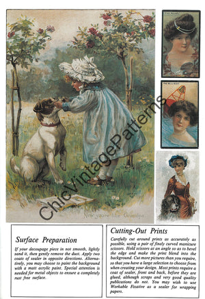 Decoupage Delights, Complete Book, Instant Download