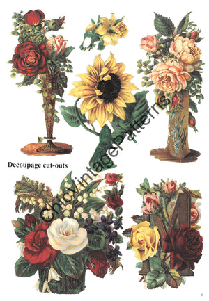 Decoupage Delights, Complete Book, Instant Download
