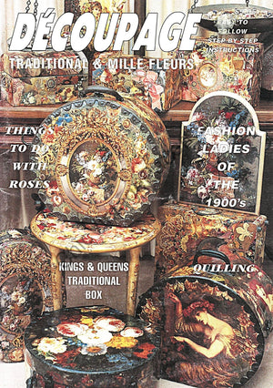 Decoupage, Traditional & Mille Fleurs, Complete Book, Instant Download