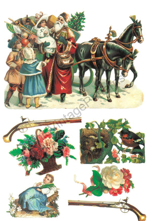 Decoupage, Traditional & Mille Fleurs, Complete Book, Instant Download