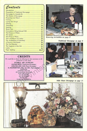 Decoupage, Traditional & Mille Fleurs, Complete Book, Instant Download