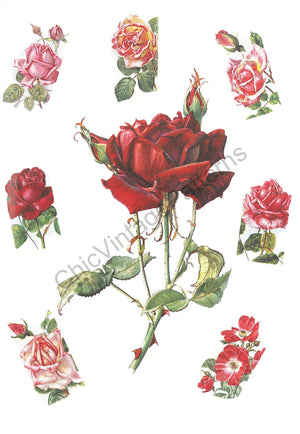 Decoupage, Traditional & Mille Fleurs, Complete Book, Instant Download