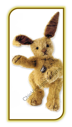 Rabbit Toy Sewing Pattern, Super Ears, Instant Download