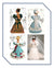 Bundle of Four Crochet Doll's Dress Patterns | ChicVintagePatterns