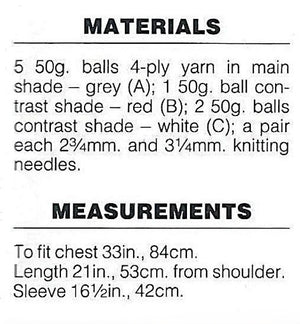 Children's High Flyer Jumper and Scarf Knitting Pattern, Instant Download