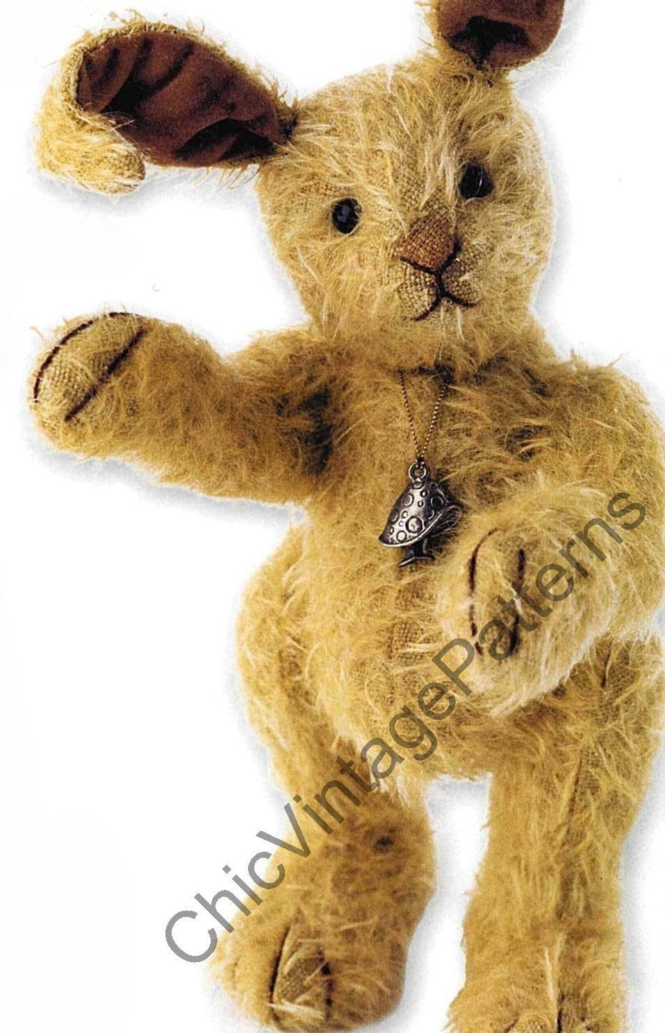Rabbit Toy Sewing Pattern, Super Ears, Instant Download