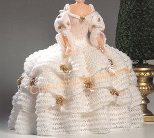 Knitted Doll's Dress Patterns, Bundle of Four, Instant Download