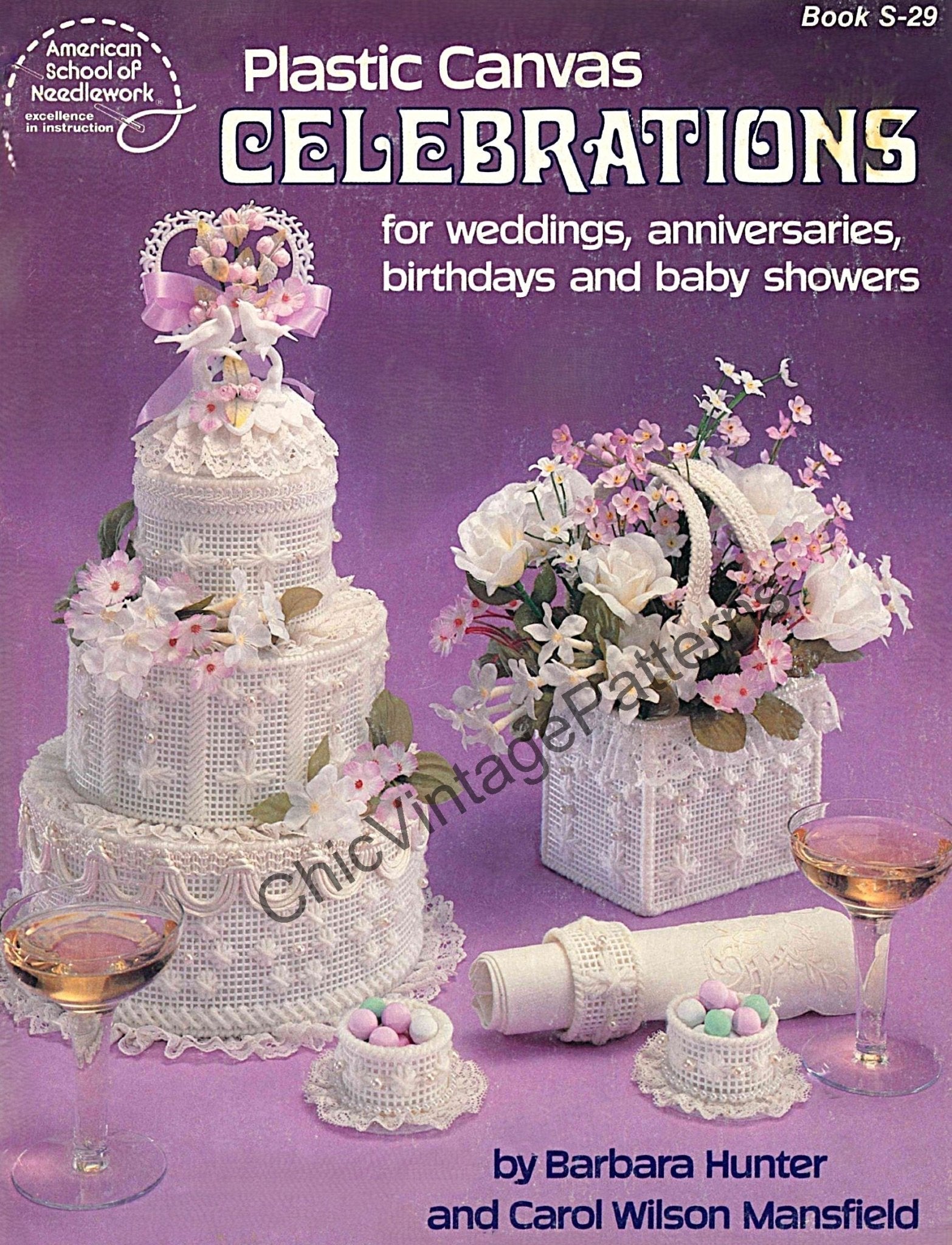 Plastic Canvas Celebrations Pattern Book, Instant Download