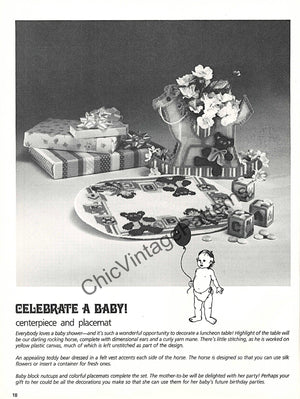 Plastic Canvas Celebrations Pattern Book, Instant Download