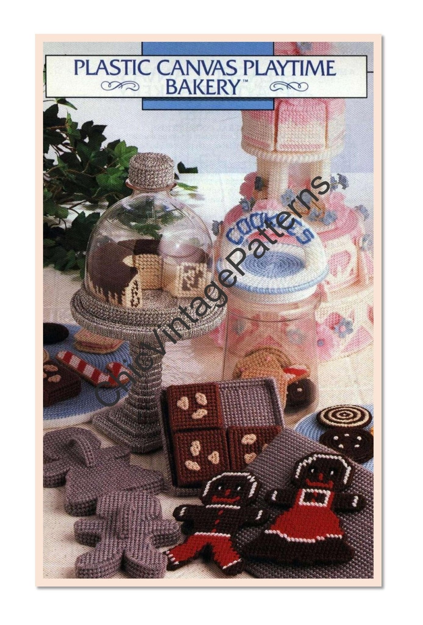 Plastic Canvas Playtime Bakery Pattern, Instant Download