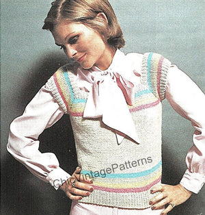 1970's Patons "Romantic Pretty Pastels" PDF Book, Instant Download