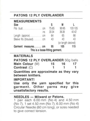 Ladies Sweater Knitting Pattern, Smocked Feature, Instant Download