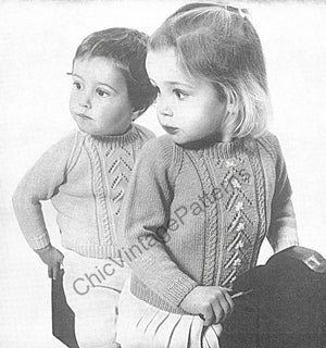 Patons "Bluebell for the Toddler Set" PDF Book, Instant Download