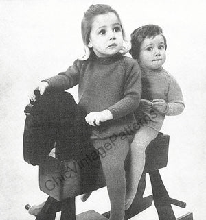 Patons "Bluebell for the Toddler Set" PDF Book, Instant Download