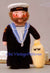 Knitted Soft Toy Sailor Doll Pattern, Instant Download