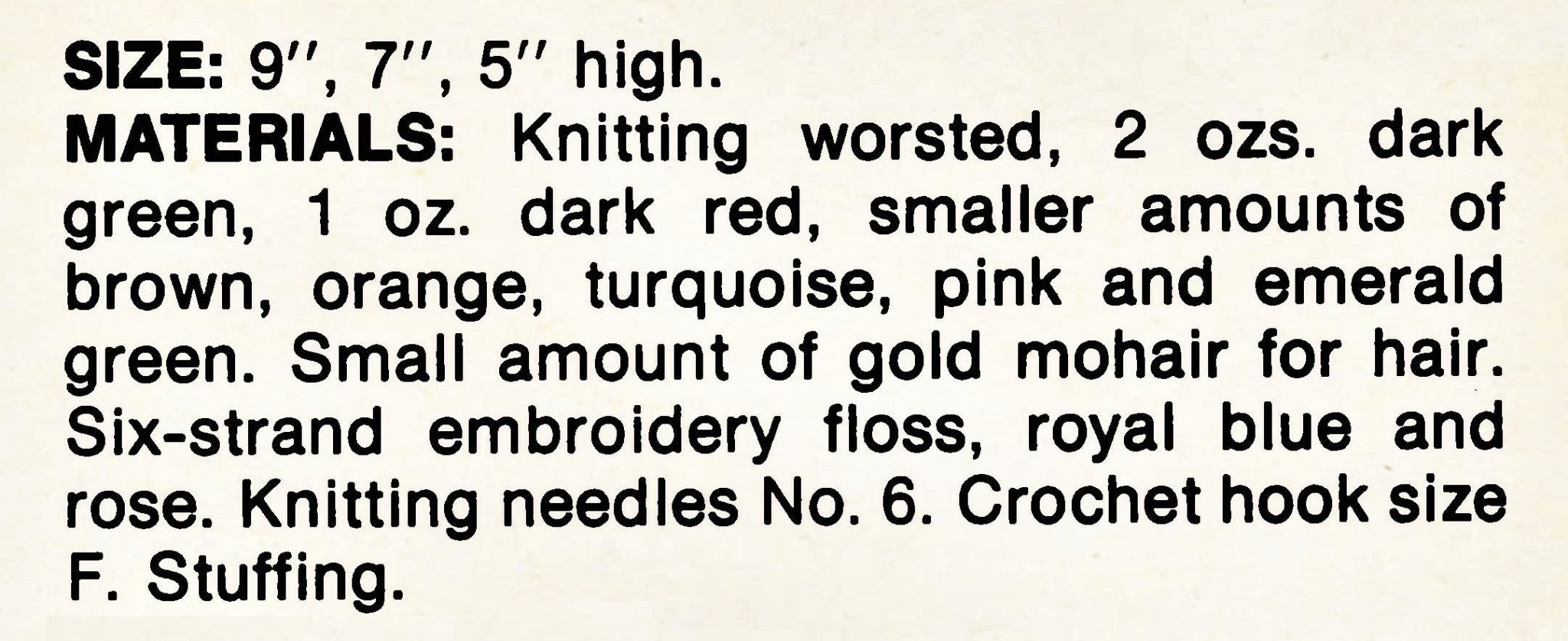 Easy Baba Doll Pattern, Three Knitted Dolls, Russian Dolls, Digital Pattern