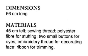 Dinosaur Sewing Pattern, Soft Toy, Digital Download