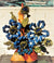 Macrame Flowers, Blue Ruffle Flowers, Decorative Macrame, Instant Download
