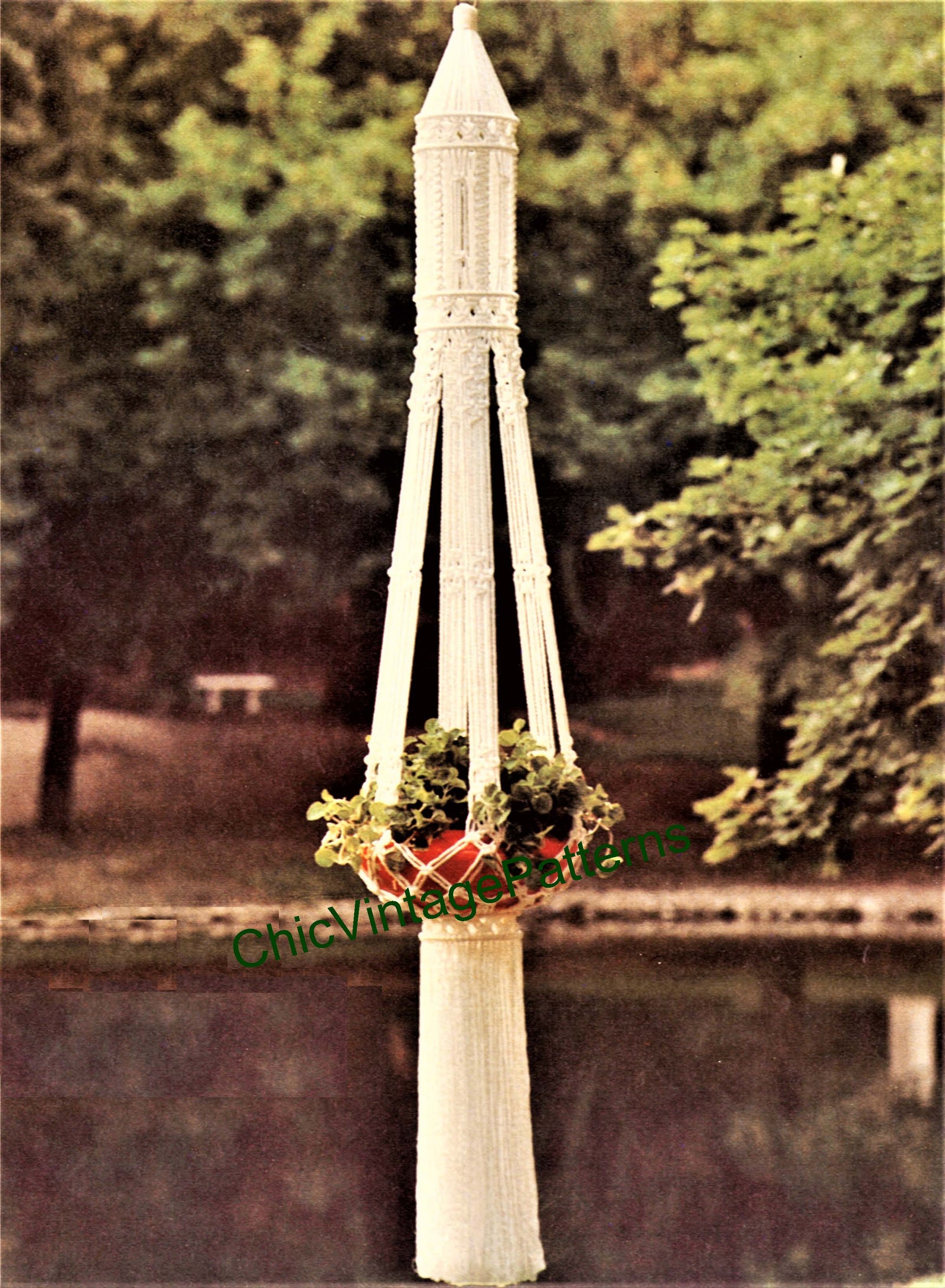 Macrame Plant Hanger Pattern, Garden Decor, Instant Download, Digital Pattern