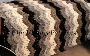 Crochet Bedspread Pattern, Home Decor, Instant Download