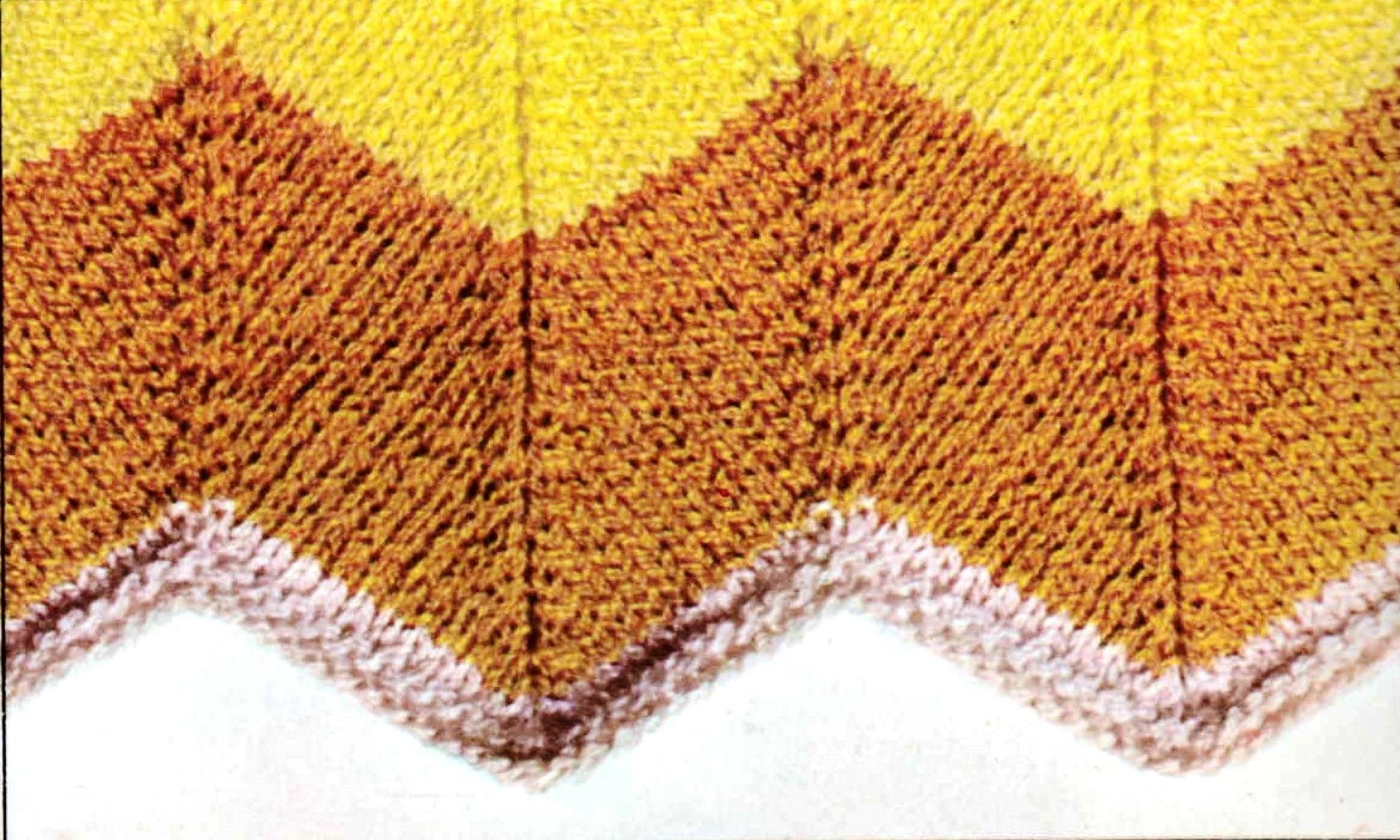 Child's Knitted Dress Pattern, Chevron Striped Dress, Digital Download