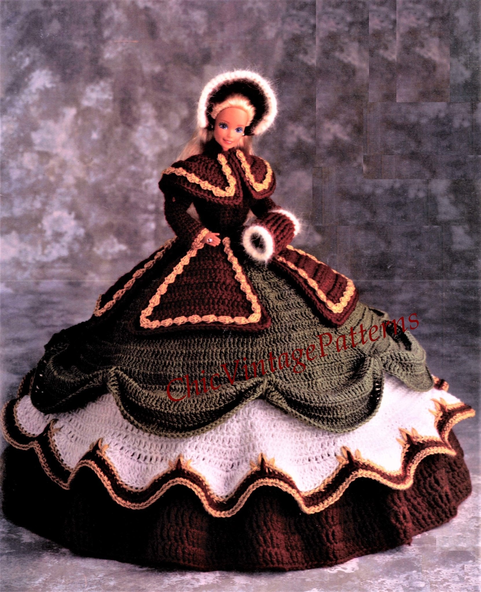 Christmas Doll's Dress Pattern