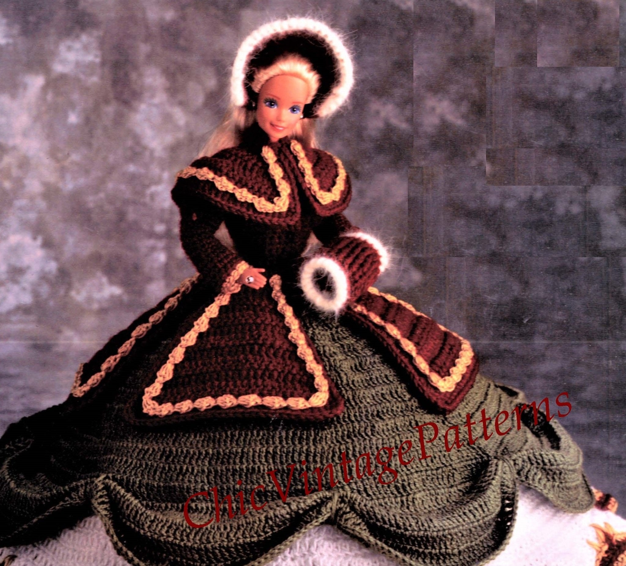 Christmas Doll's Dress Pattern