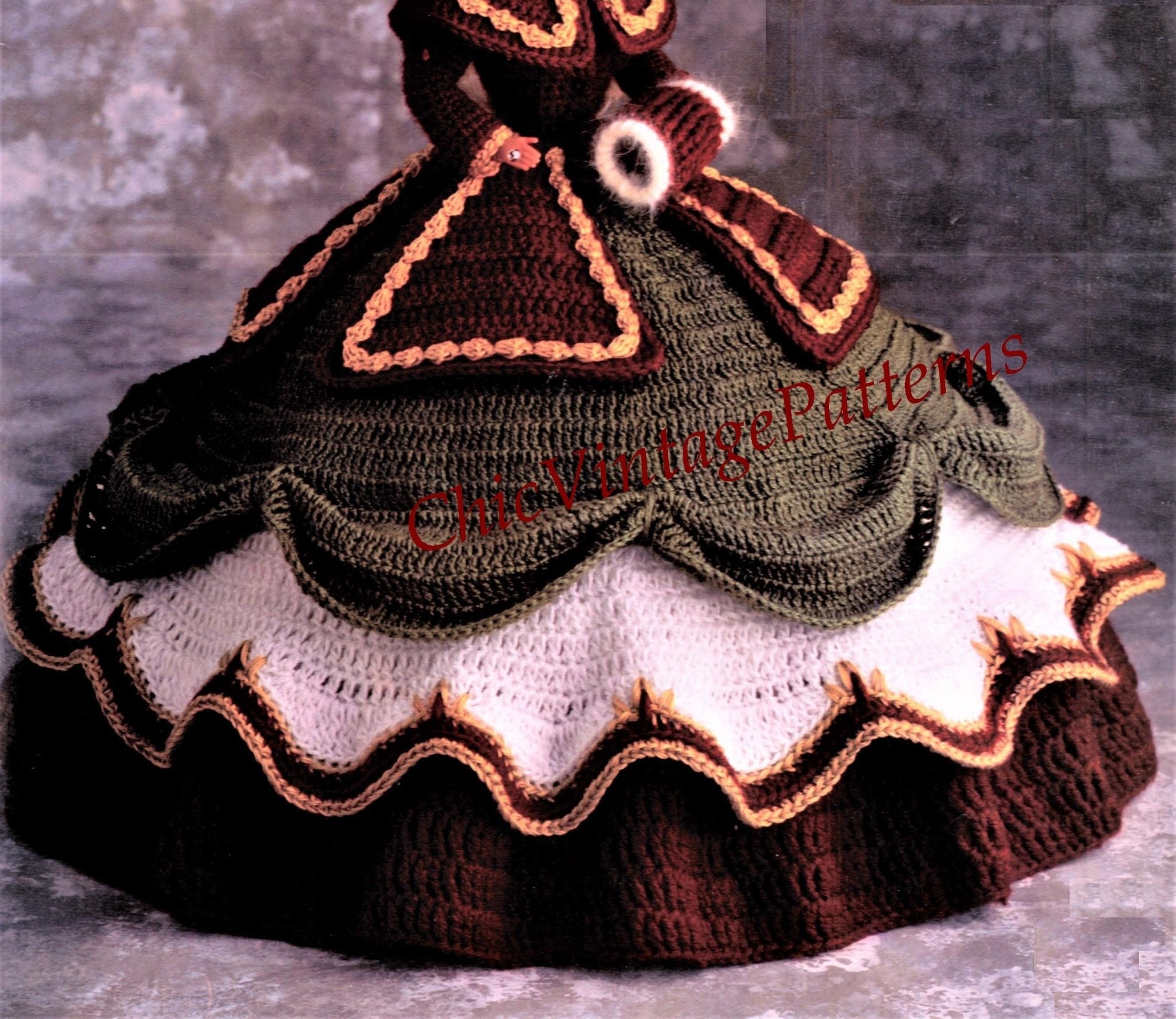 Christmas Doll's Dress Pattern
