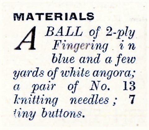 Knitted Doll's Clothes Pattern, 6.1/2 inch Doll, Instant Download