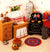 Vintage Dolls House Kitchen Pattern, Crochet Furniture, 11.1/2 inch Doll, Digital Download