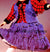 Dolls Dress Knitting Pattern, Cowgirl Dress, Instant Download
