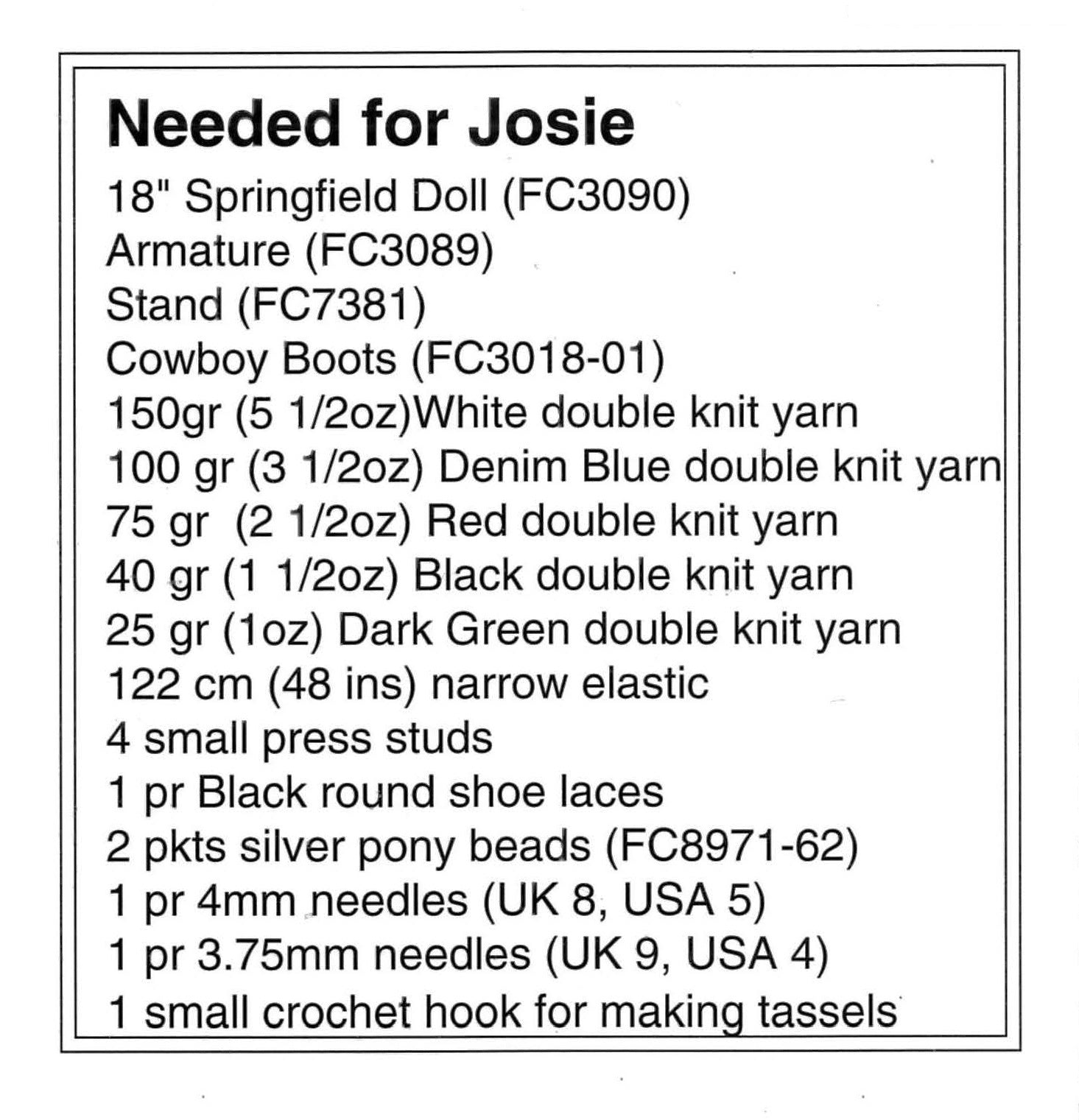 Dolls Dress Knitting Pattern, Cowgirl Dress, Instant Download