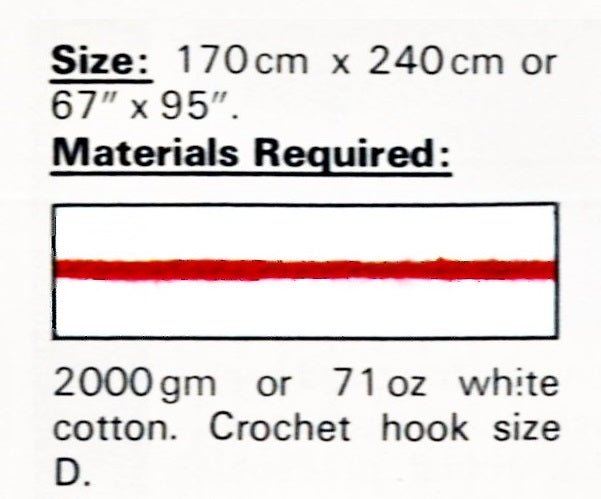 Crochet Bedspread Pattern, Home Decor, Instant Download