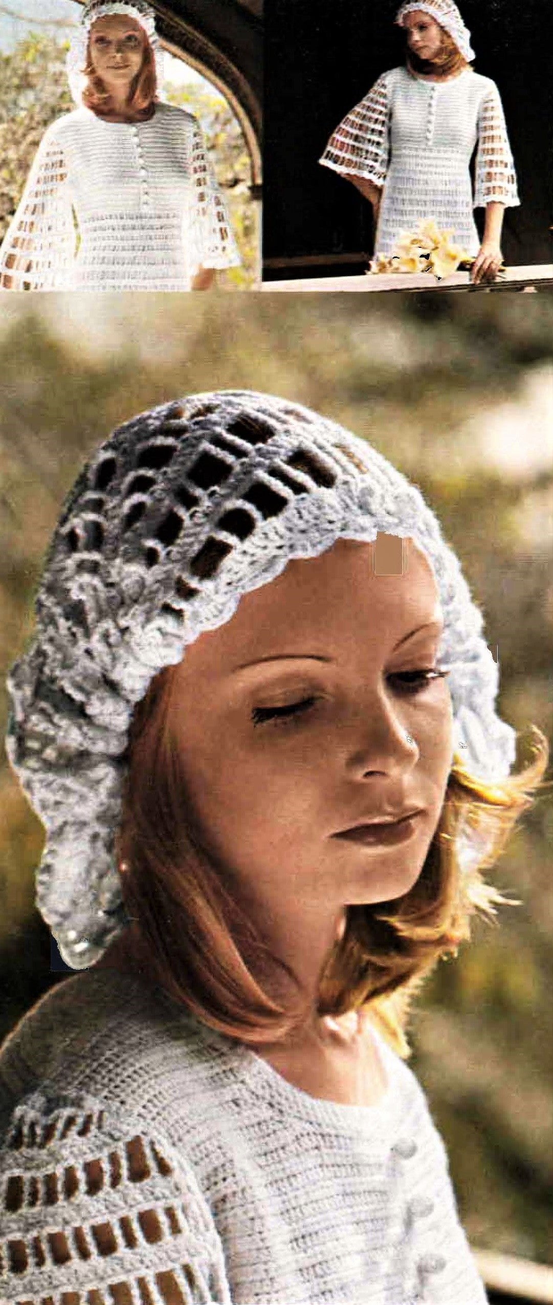 Vintage Crochet Wedding Dress Pattern | ChicVintagePatterns Vintage Crochet Wedding Dress Pattern | ChicVintagePatterns