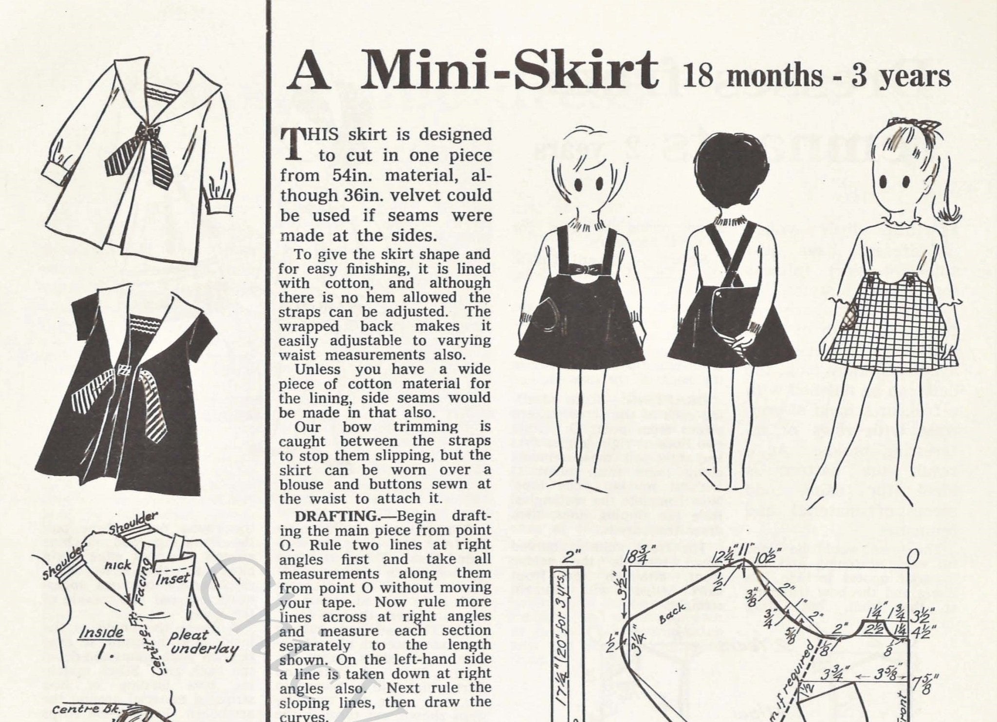 1960's Enid Gilchrist "Toddlers Clothes" PDF Book, Self Drafting Book, Instant Download