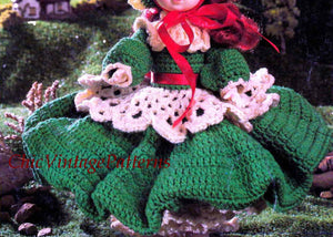 Irish Doll's Dress Crochet Pattern, 11.1/2 inch Doll, Digital Pattern