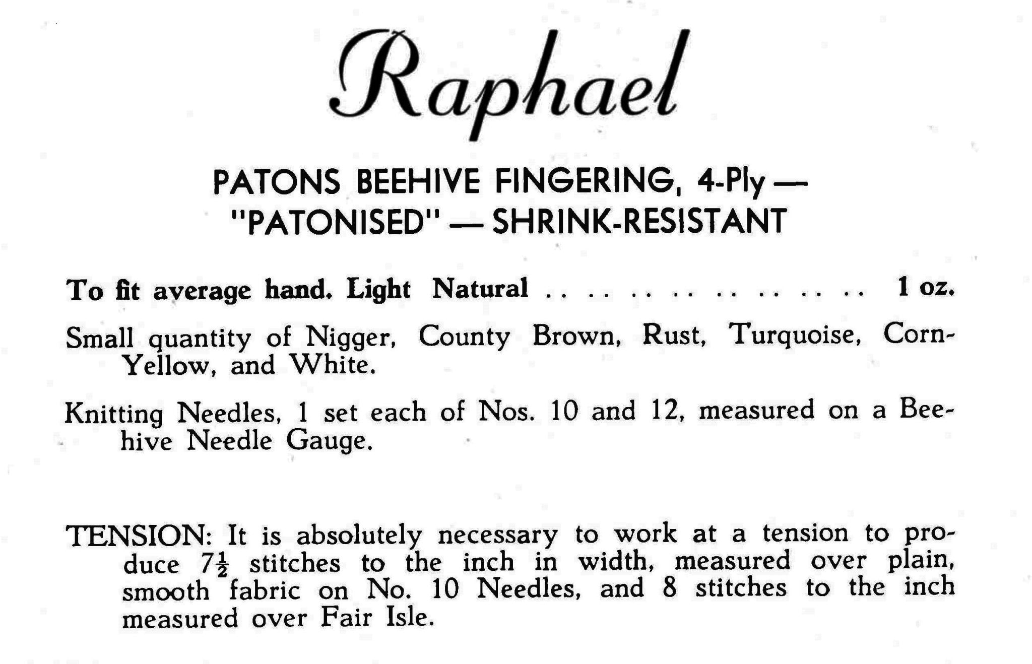 1950's Knitted Gloves, Ladies Fair Isle Gloves, Digital Pattern