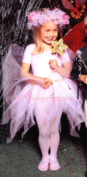 Fairy Dress for Young Girl, Instant Download Pattern