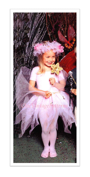 Fairy Dress for Young Girl, Instant Download Pattern