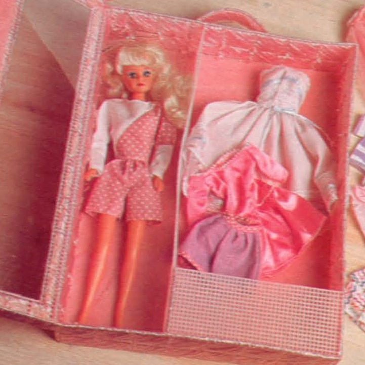Barbie doll carrying case discount