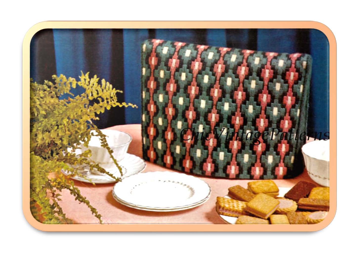 Florentine Tapestry Tea Cosy Pattern, Instant Download Pattern