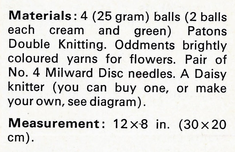 Knitted Tea Cosy Pattern, Flower Basket Cosy, PDF Knitting Pattern