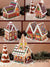Plastic Canvas Gingerbread Village Pattern, Christmas Decoration, Instant Download